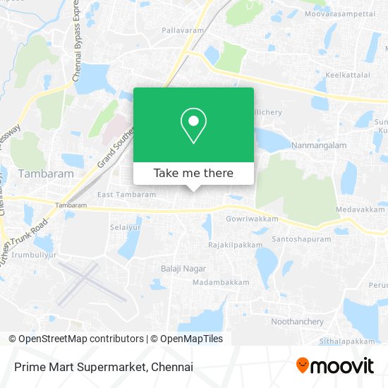 Prime Mart Supermarket map