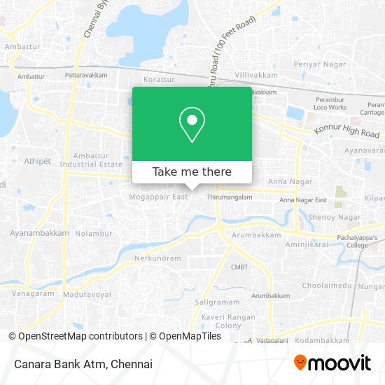 Canara Bank Atm map