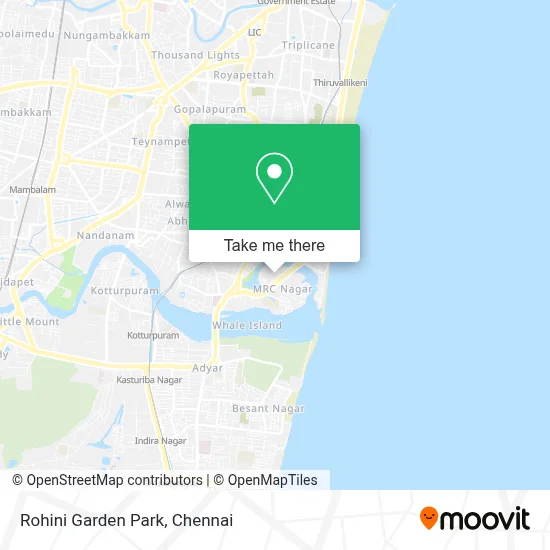 Rohini Garden Park map