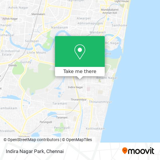 Indira Nagar Park map