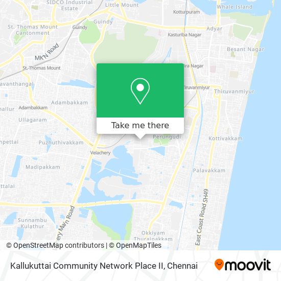 Kallukuttai Community Network Place II map
