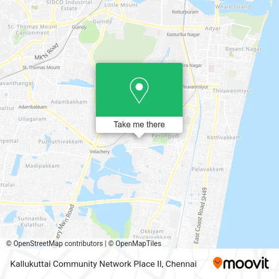 Kallukuttai Community Network Place II map