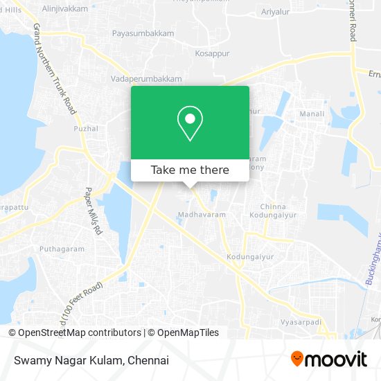 Swamy Nagar Kulam map