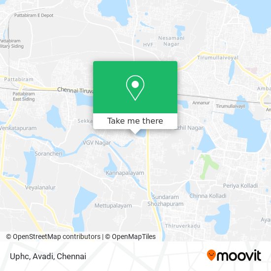 Uphc, Avadi map