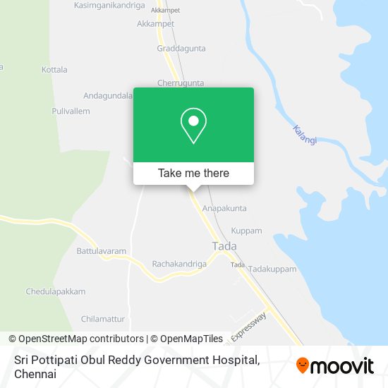 Sri Pottipati Obul Reddy Government Hospital map