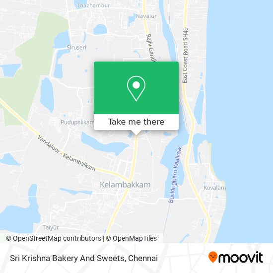 Sri Krishna Bakery And Sweets map