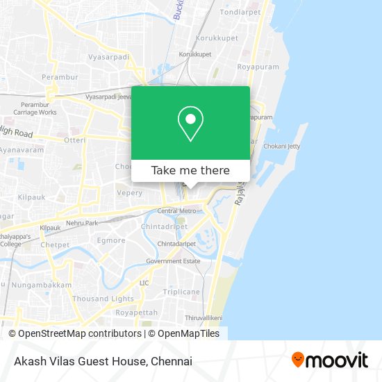 Akash Vilas Guest House map