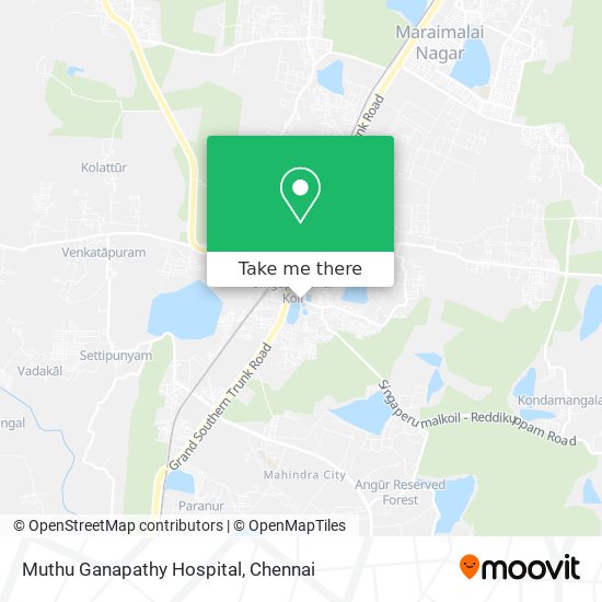 Muthu Ganapathy Hospital map