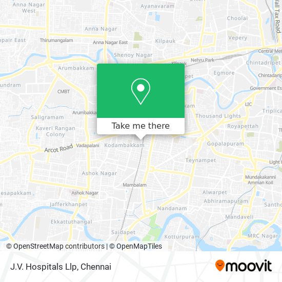 J.V. Hospitals Llp map