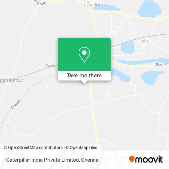 Caterpillar India Private Limited map
