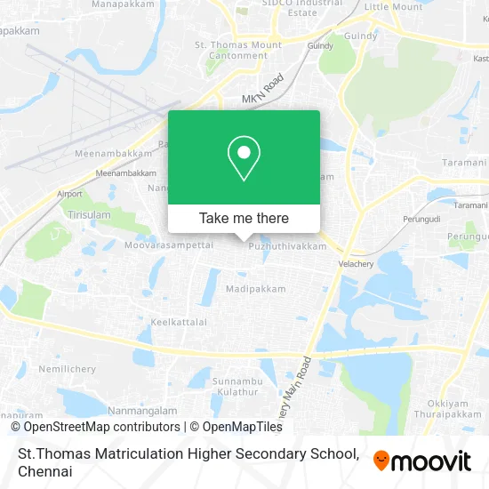 St.Thomas Matriculation Higher Secondary School map