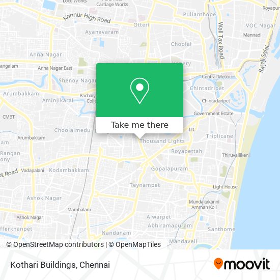 Kothari Buildings map