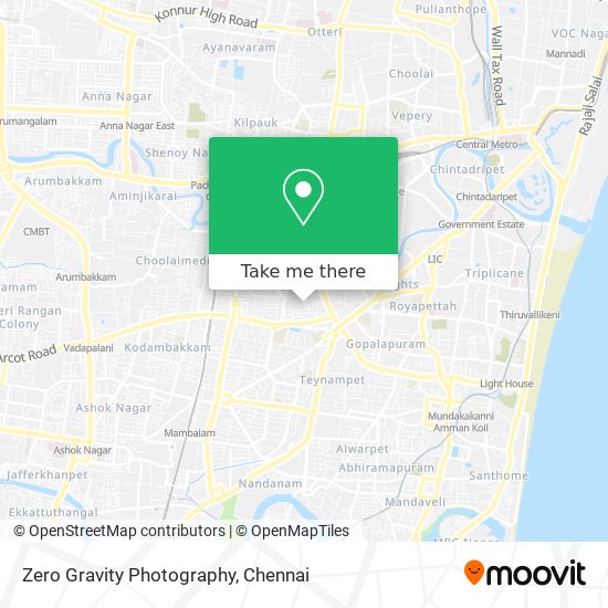 Zero Gravity Photography map