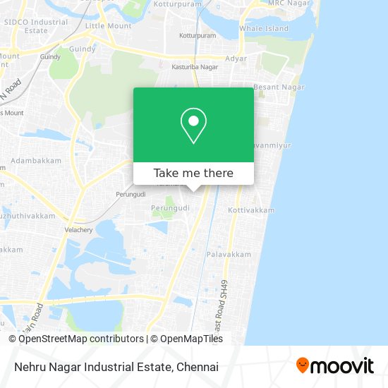 Nehru Nagar Industrial Estate map