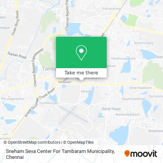 Sneham Seva Center For Tambaram Municipality map