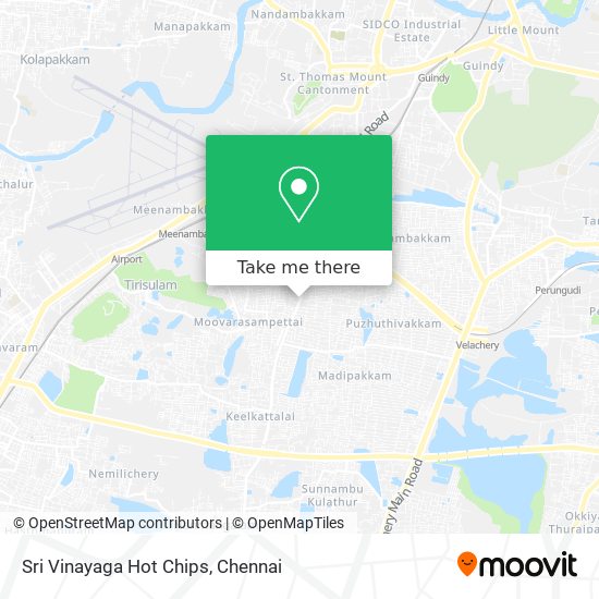 Sri Vinayaga Hot Chips map