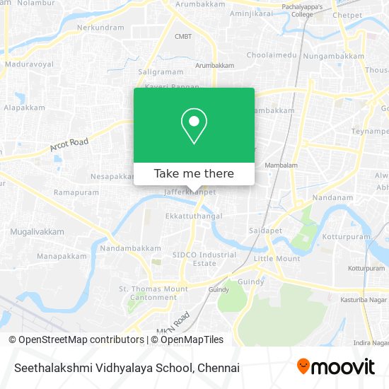 Seethalakshmi Vidhyalaya School map
