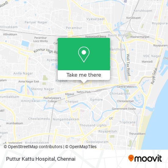 Puttur Kattu Hospital map