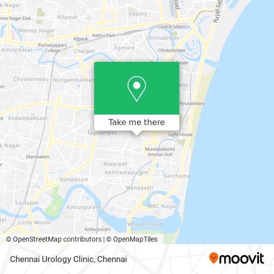 Chennai Urology Clinic map