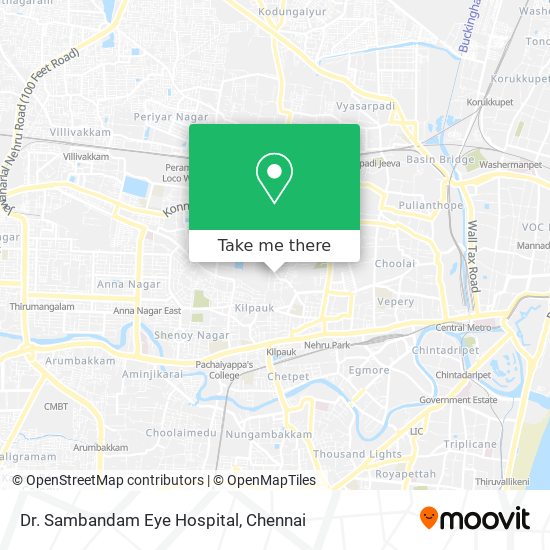 Dr. Sambandam Eye Hospital map