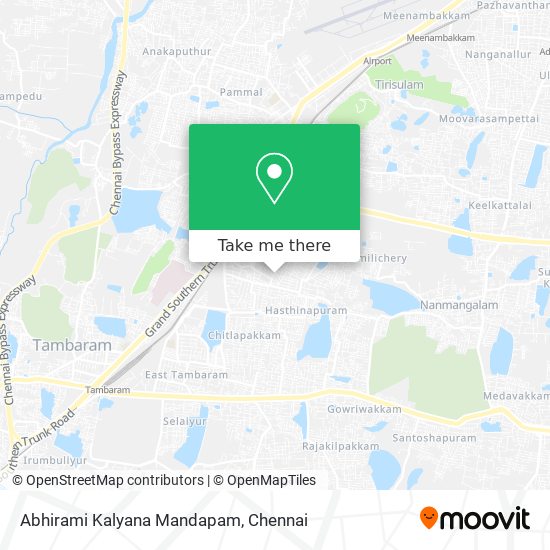 Abhirami Kalyana Mandapam map