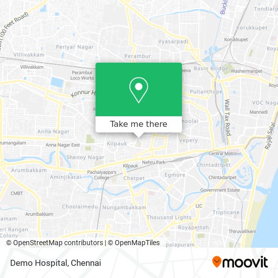 Demo Hospital map