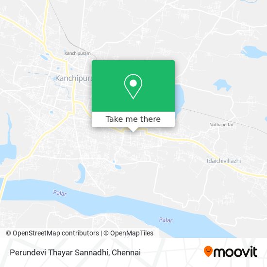 Perundevi Thayar Sannadhi map