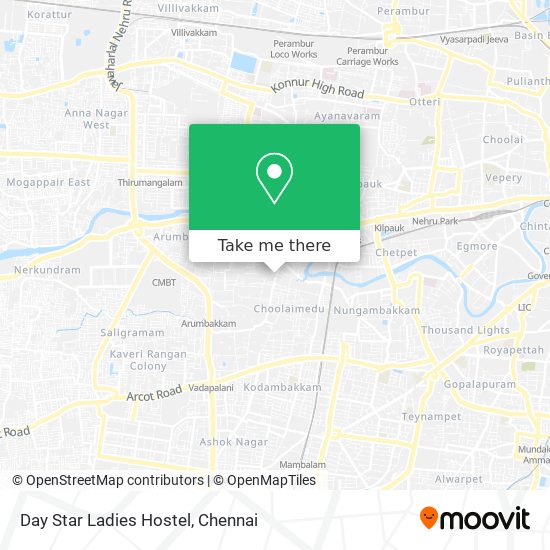 Day Star Ladies Hostel map