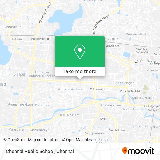 Chennai Public School map