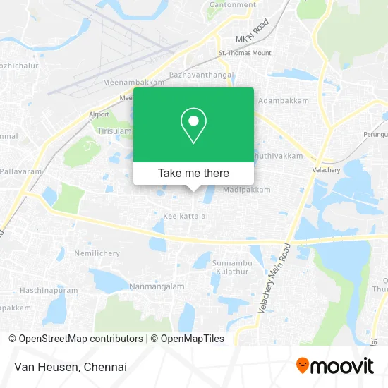 Van Heusen map