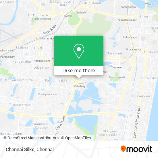 Chennai Silks map