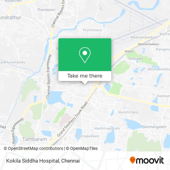 Kokila Siddha Hospital map
