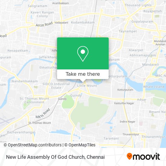 New Life Assembly Of God Church map