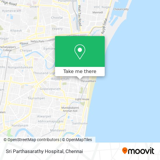 Sri Parthasarathy Hospital map