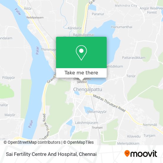 Sai Fertility Centre And Hospital map