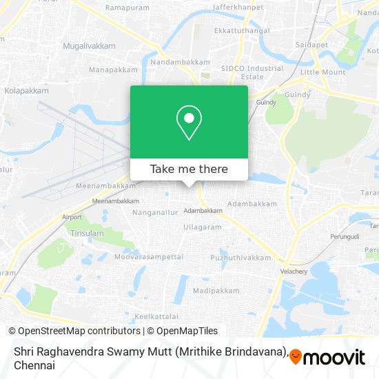 Shri Raghavendra Swamy Mutt (Mrithike Brindavana) map