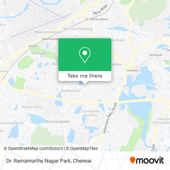 Dr. Ramamurthy Nagar Park map