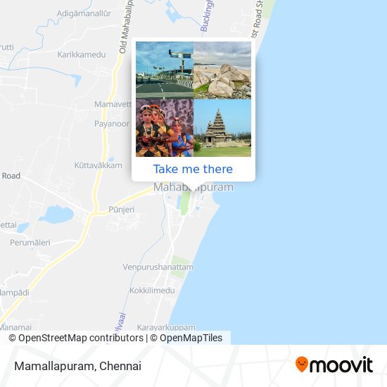 Mamallapuram map