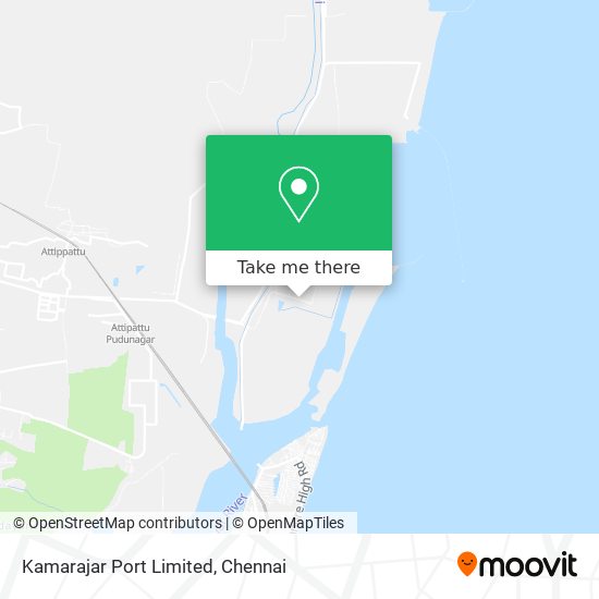 Kamarajar Port Limited map