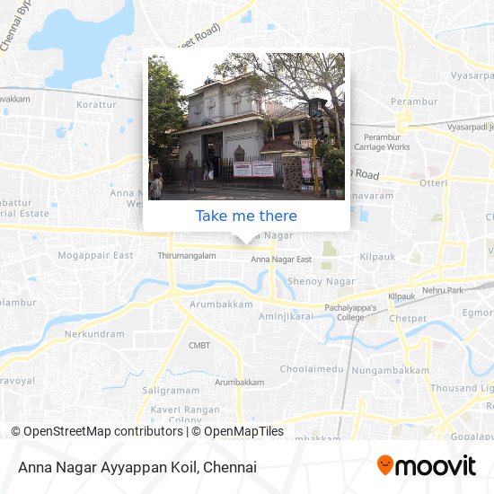 Anna Nagar Ayyappan Koil map