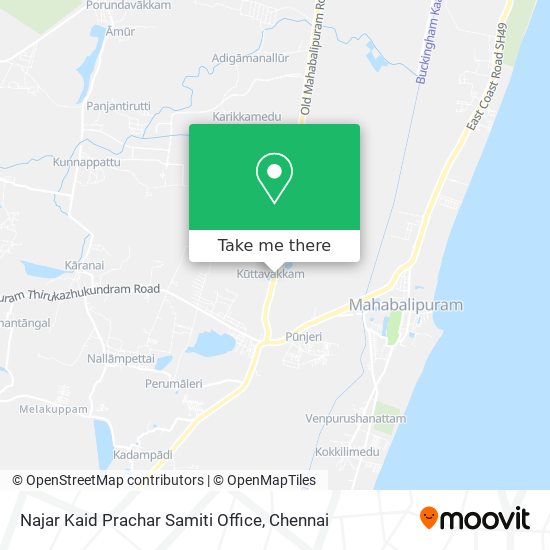Najar Kaid Prachar Samiti Office map