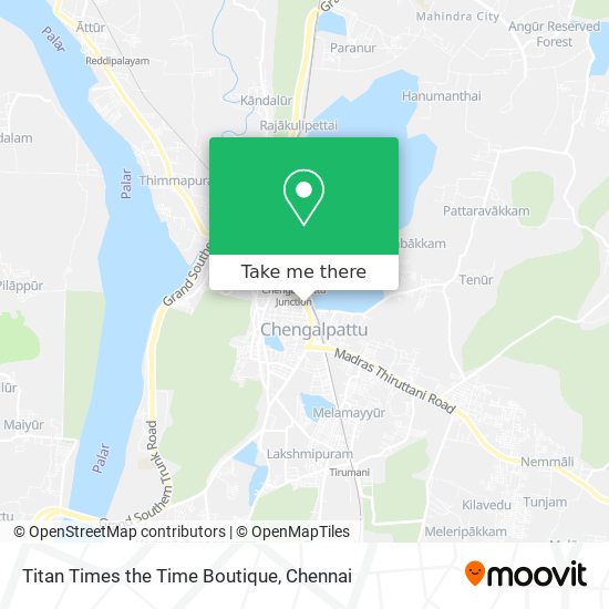 Titan Times the Time Boutique map