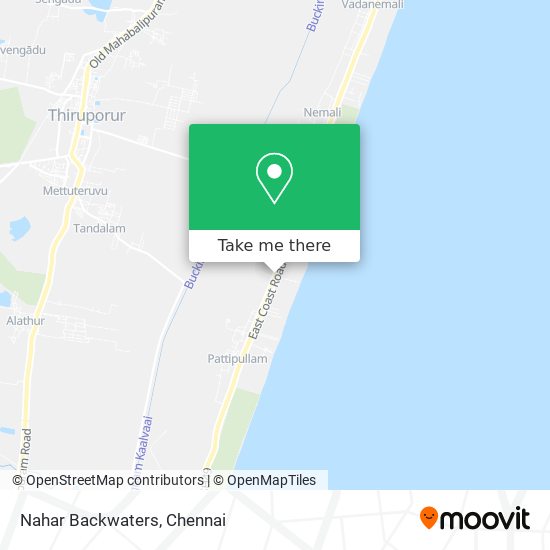 Nahar Backwaters map