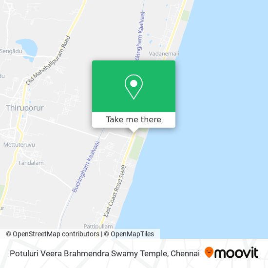 Potuluri Veera Brahmendra Swamy Temple map