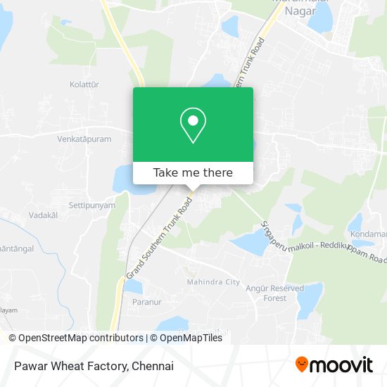 Pawar Wheat Factory map