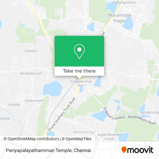 Periyapalayathamman Temple map