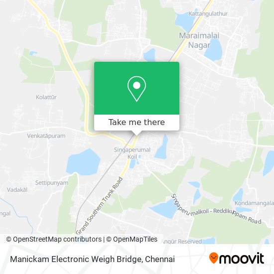 Manickam Electronic Weigh Bridge map