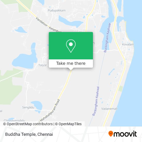 Buddha Temple map