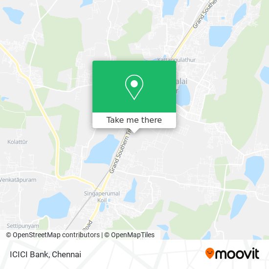 ICICI Bank map