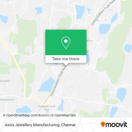 Asita Jewellery Manufacturing map